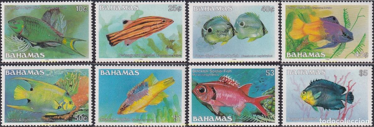 Sellos: 754905 MNH BAHAMAS 1990 PECES - Foto 1