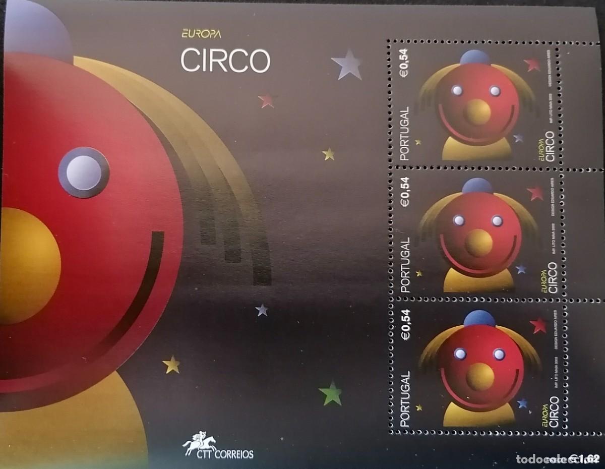 Sellos: PORTUGAL 2002 - HB CIRCO . - Foto 1