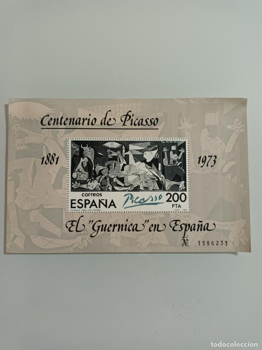 Sellos: Centenario de Picasso. El Guernica en Espa&ntilde;a. - Foto 1