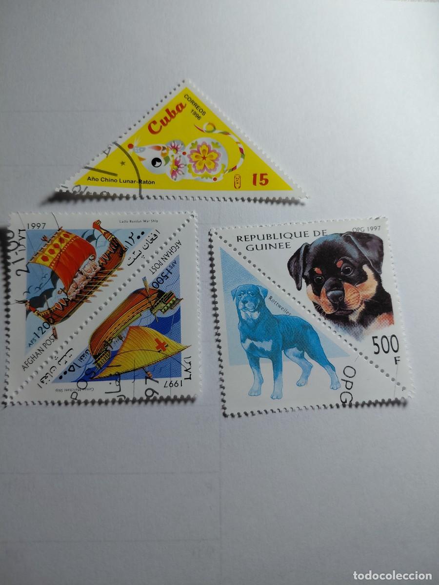 Sellos: SELLOS - LOTE 9 - TRIANGULARES - Foto 1