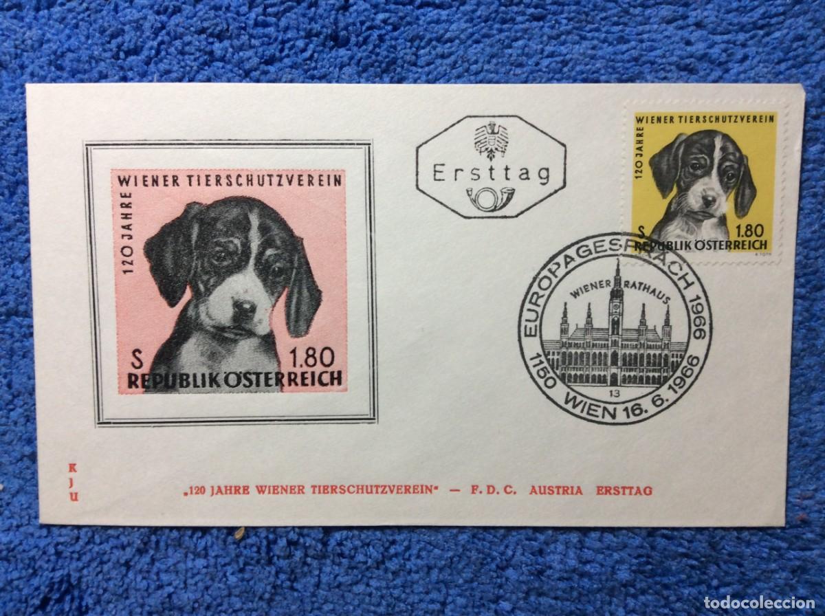 Sellos: AUSTRIA. 1966 SOBRE TEM&Aacute;TICO (1AAO68) - Foto 1