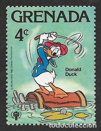 Sellos: SMI) GRENADA, DISNEY, DONALD DUCK, MINT - Foto 1