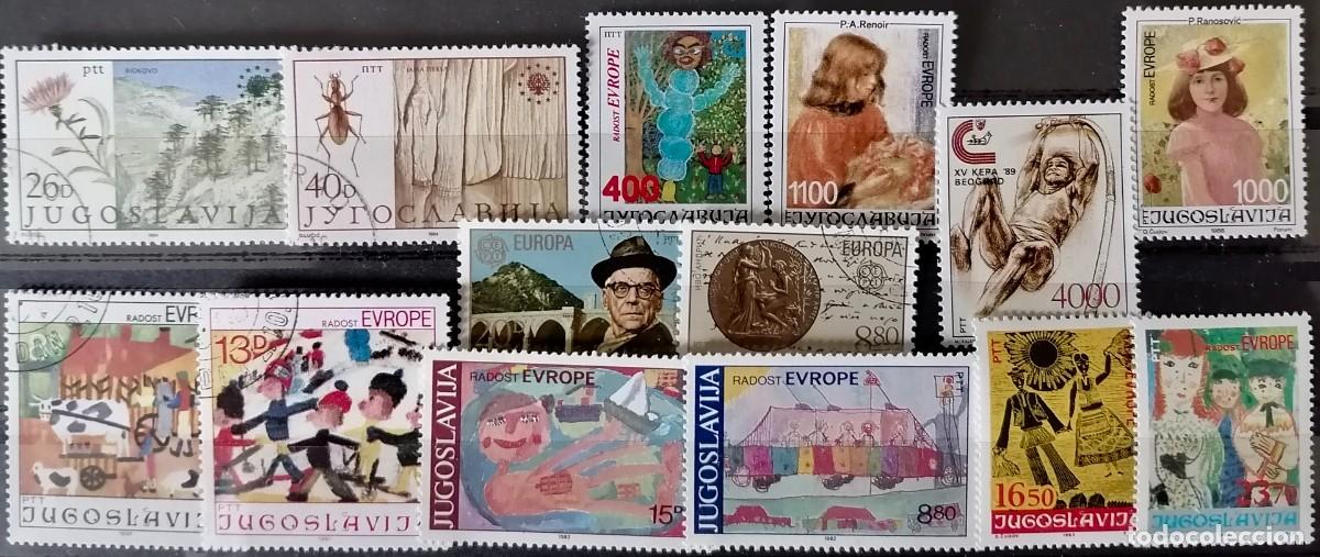Sellos: YUGOSLAVIA 1980 / 89 - VARIAS SERIES . - Foto 1