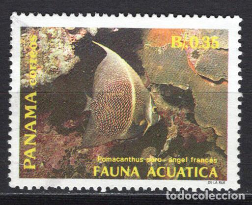 Sellos: PANAMA 1988 usado PECES Michel 1677 - Foto 1