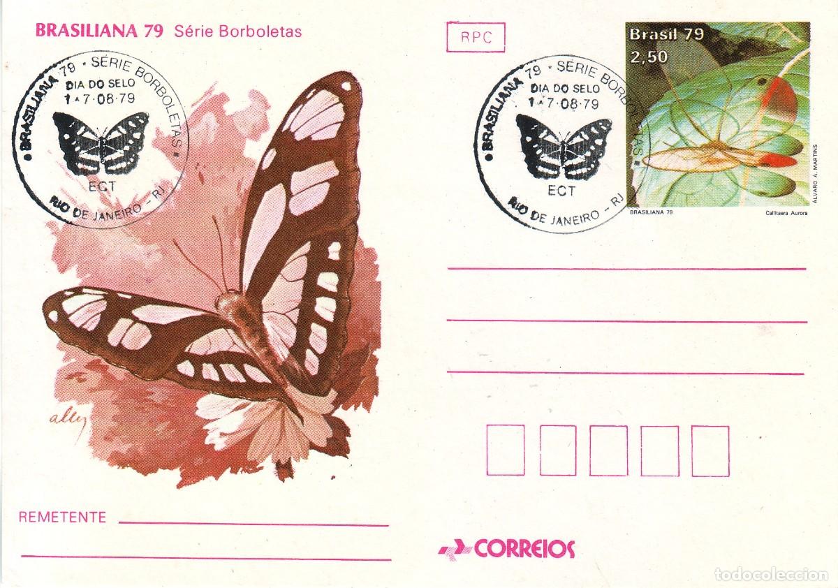 Sellos: MARIPOSAS TARJETA DE BRASIL MARIPOSAS - Foto 1