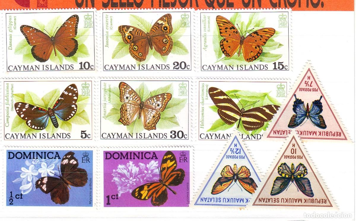 Sellos: MARIPOSAS SELLOS ISLA CAYMAN Y OTROS - Foto 1