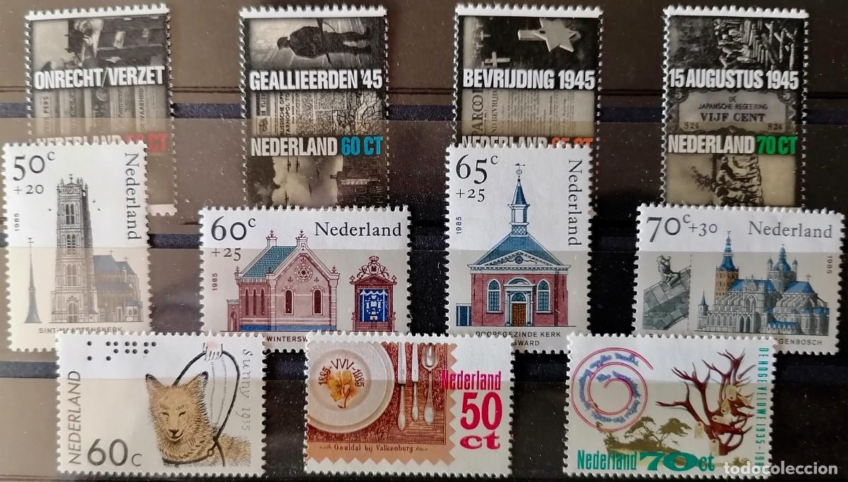 Sellos: PAISES BAJOS 1985 - A&Ntilde;O COMPLETO . - Foto 1