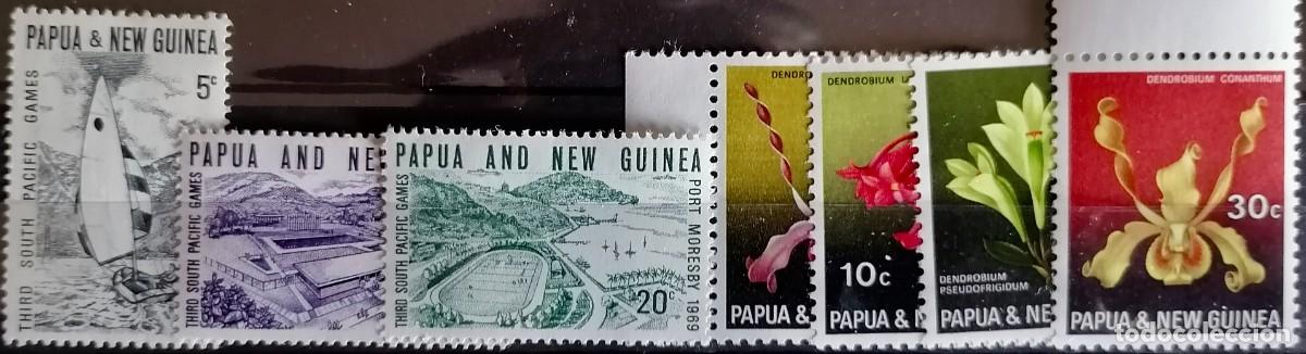 Sellos: PAPUA 1969 - 2 SERIES - Foto 1