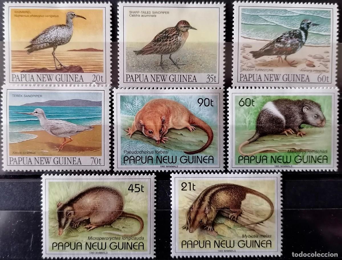 Sellos: PAPUA 1990 / 93 - FAUNA . - Foto 1