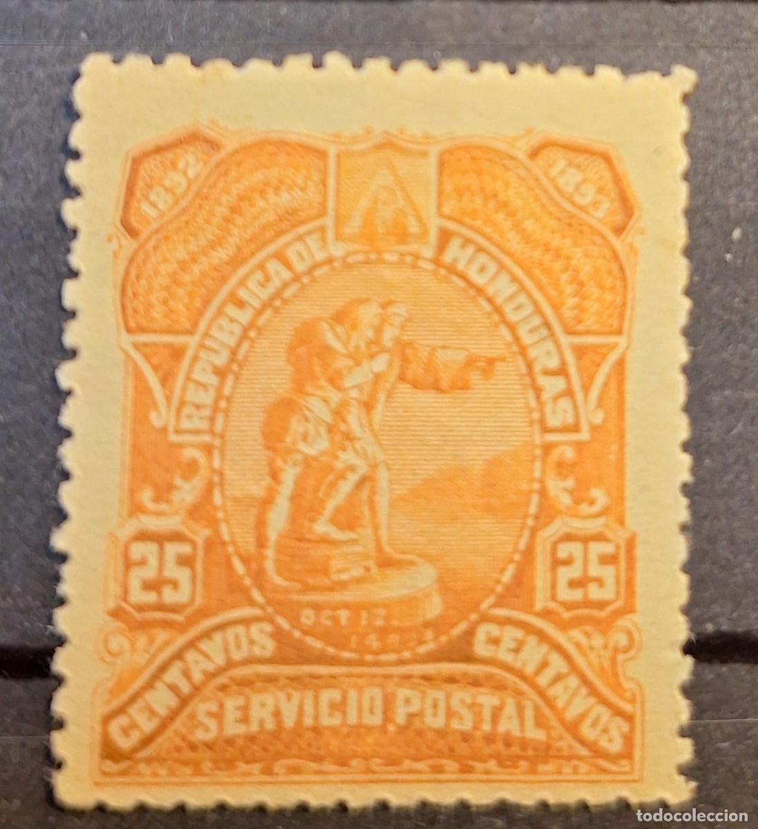 Sellos: HONDURAS, 1892, CAT.YT.52. - Foto 1