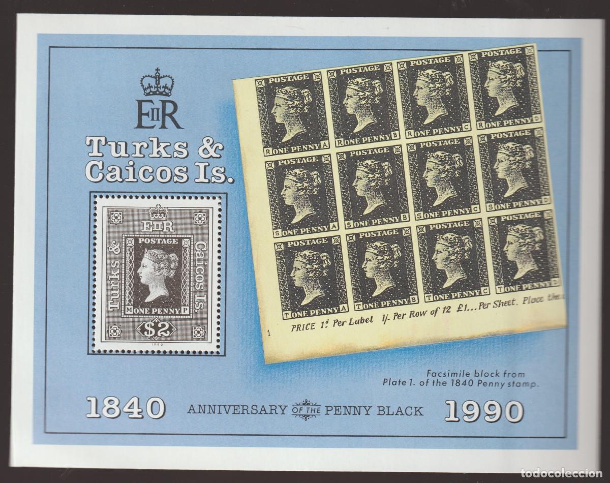 Sellos: Turks & Caicos 1990 - Yvert bf90 mnh** - Foto 1