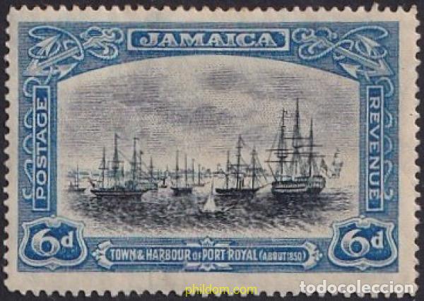 Sellos: 773241 HINGED JAMAICA 1921 FILIGRANA MULTIPLE - Foto 1