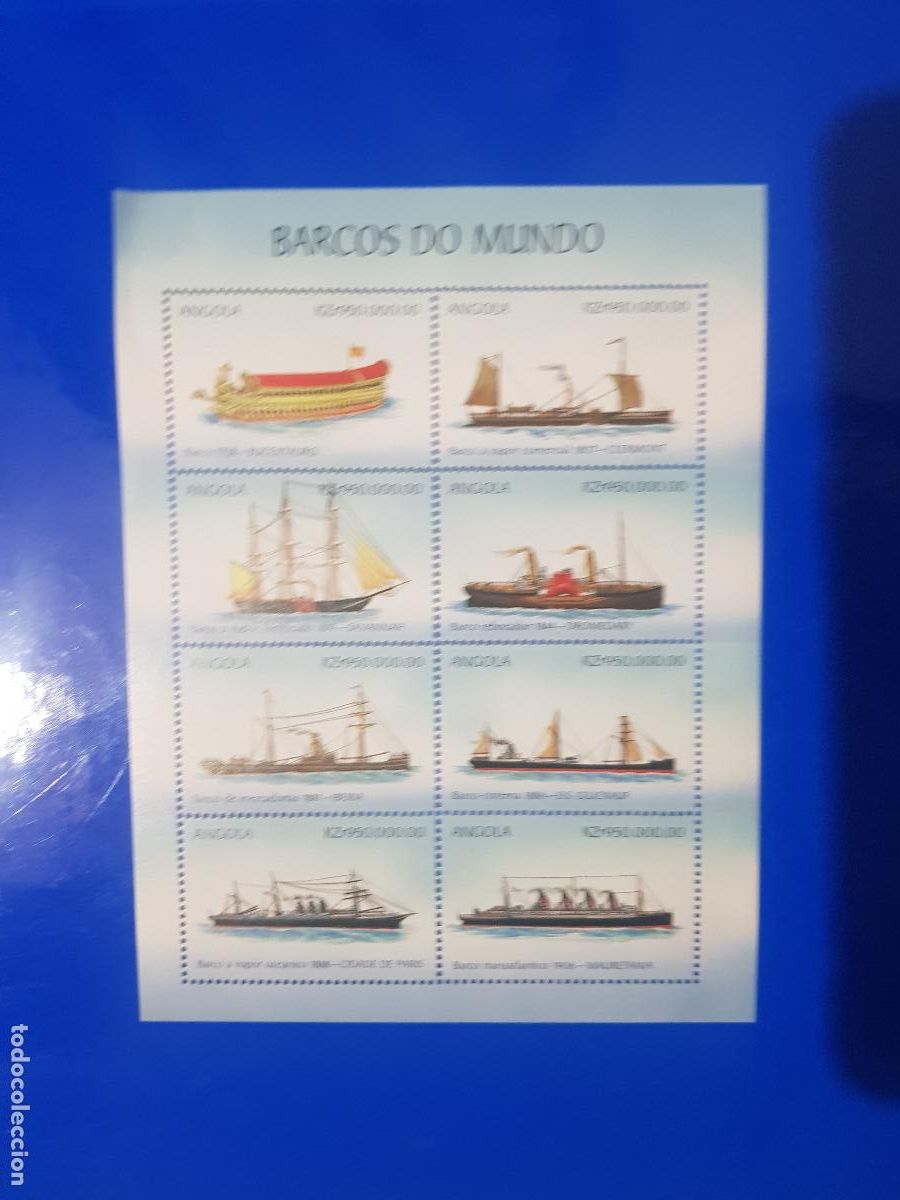Sellos: BARCOS- ANGOLA A&Ntilde;O 1999 - Foto 1