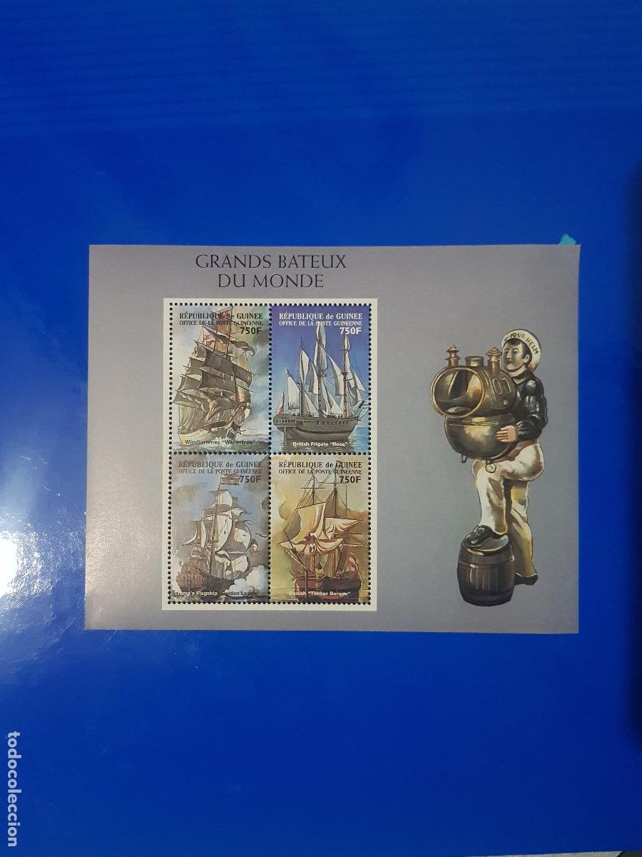 Sellos: BARCOS- REPUBLICA DE GUINEA A&Ntilde;O 1998 - Foto 1