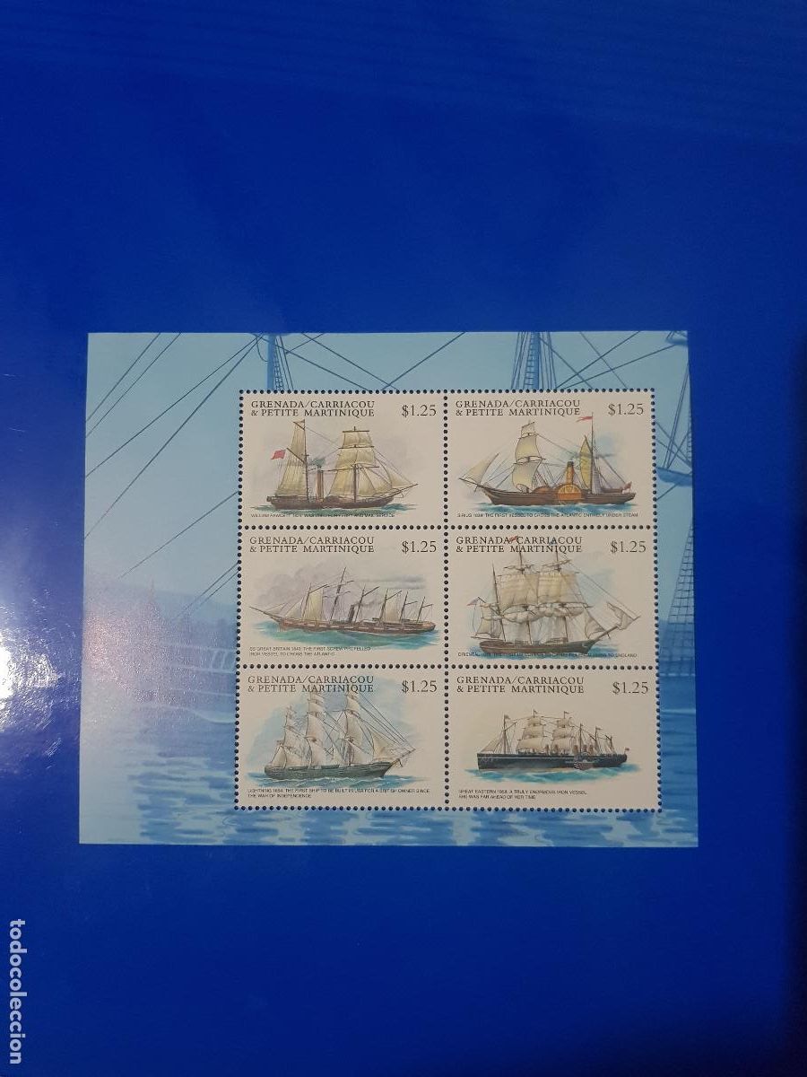 Sellos: BARCOS-GRENADA A&Ntilde;O 2001 - Foto 1