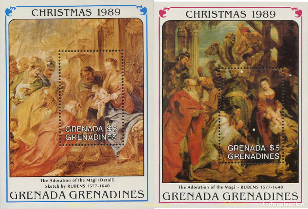 Sellos: 320141 MNH GRANADA GRANADINAS 1989 NAVIDAD - Foto 1
