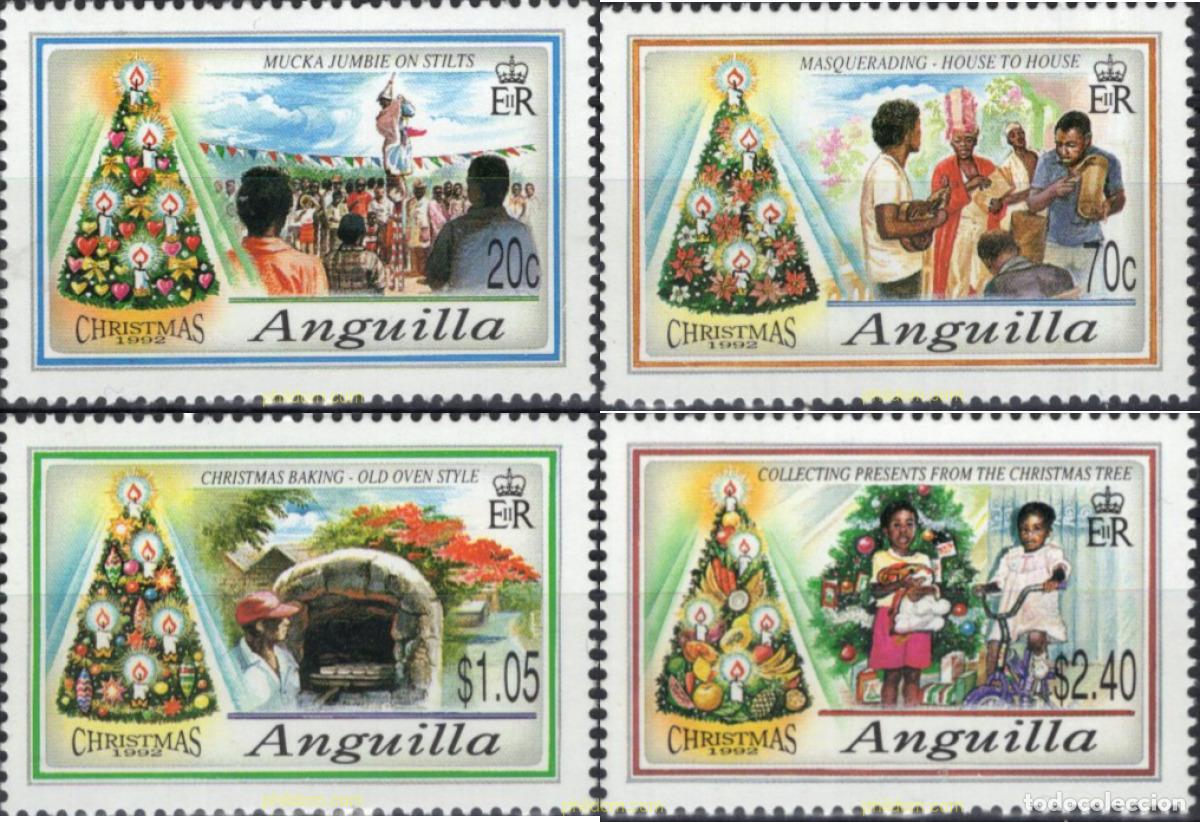 Sellos: 702987 MNH ANGUILLA 1992 NAVIDAD - Foto 1