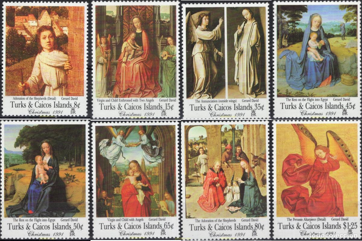 Sellos: 702937 MNH TURKS Y CAICOS 1991 NAVIDAD - Foto 1