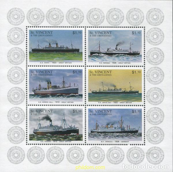 Sellos: 698298 MNH SAN VICENTE 1996 BARCOS - Foto 1