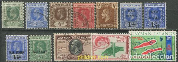 Sellos: 712694 MNH CAIMAN Islas 1908 LOTE SELLOS - Foto 1