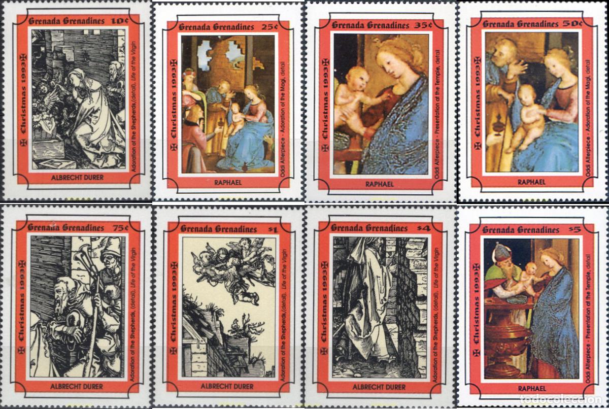 Sellos: 320217 MNH GRANADA GRANADINAS 1993 NAVIDAD - Foto 1