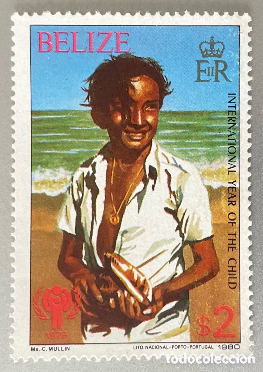 Sellos: Belice. A&ntilde;o internacional del ni&ntilde;o. 1980 - Foto 1