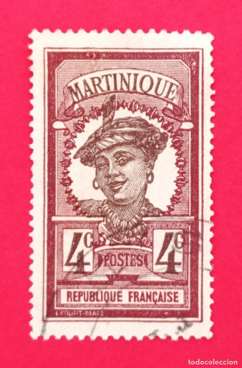 Sellos: SELLO MARTINICA. NATIVA (1908) - Foto 1
