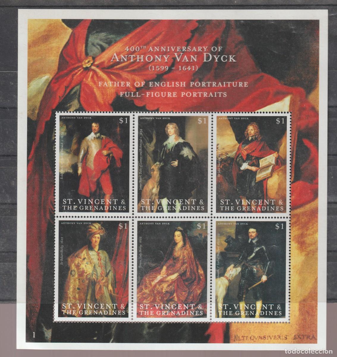 Sellos: Saint Vincent & Grenadines 2000 - Van Dyck bloc mnh** - Foto 1