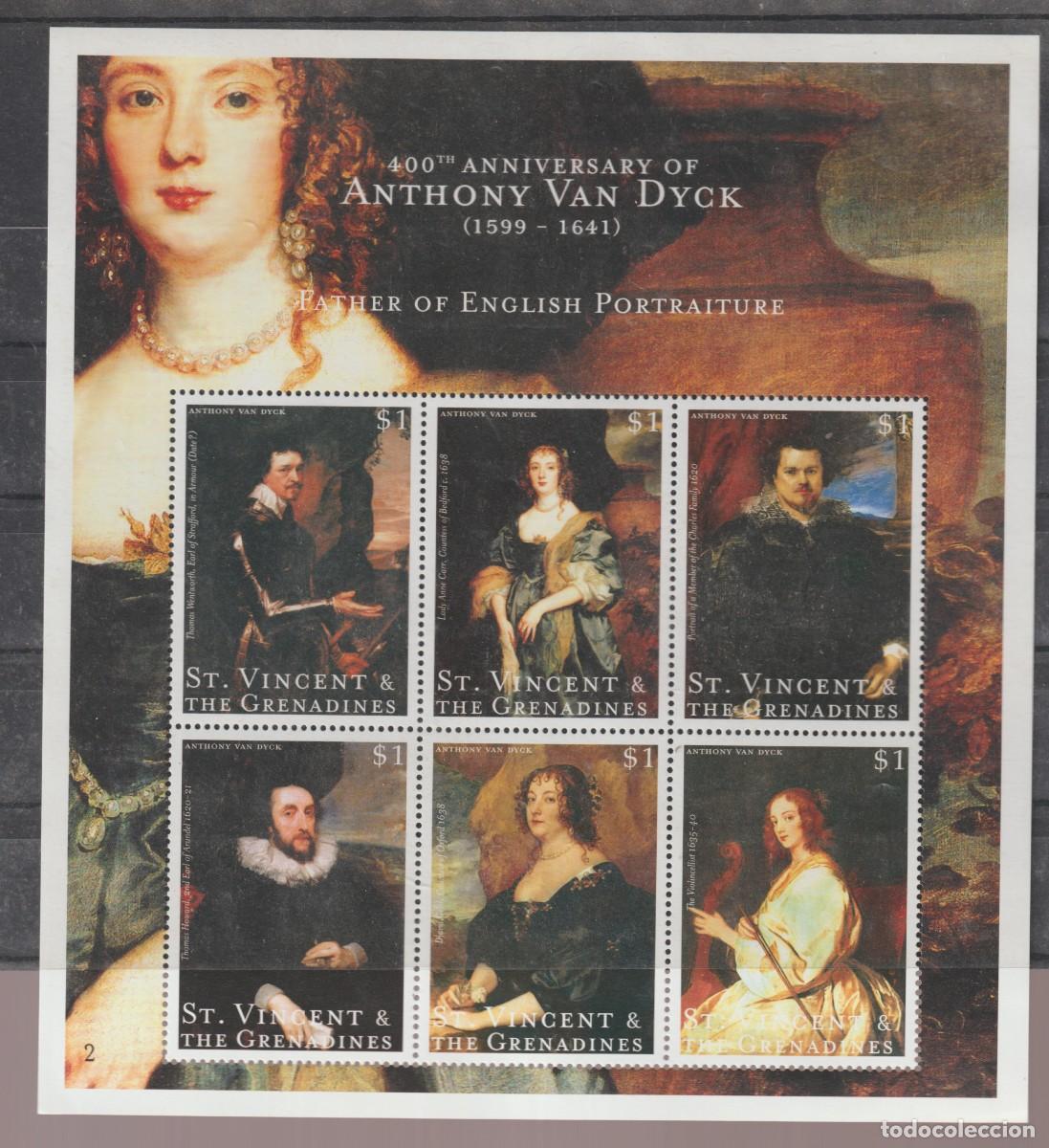 Sellos: Saint Vincent & Grenadines 2000 - Van Dyck bloc mnh** - Foto 1