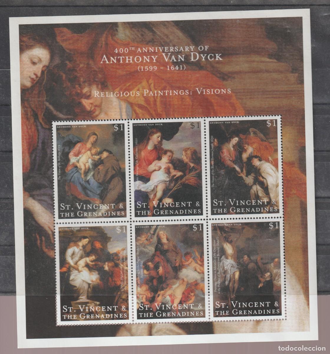 Sellos: Saint Vincent & Grenadines 2000 - Van Dyck bloc mnh** - Foto 1