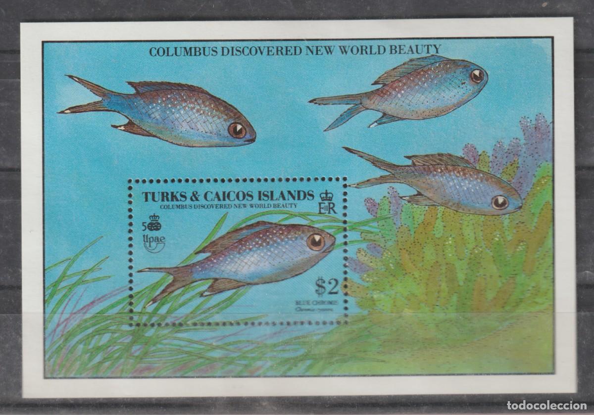 Sellos: Turks & Caicos 1990 - Yvert bloc 89 mnh** - Foto 1