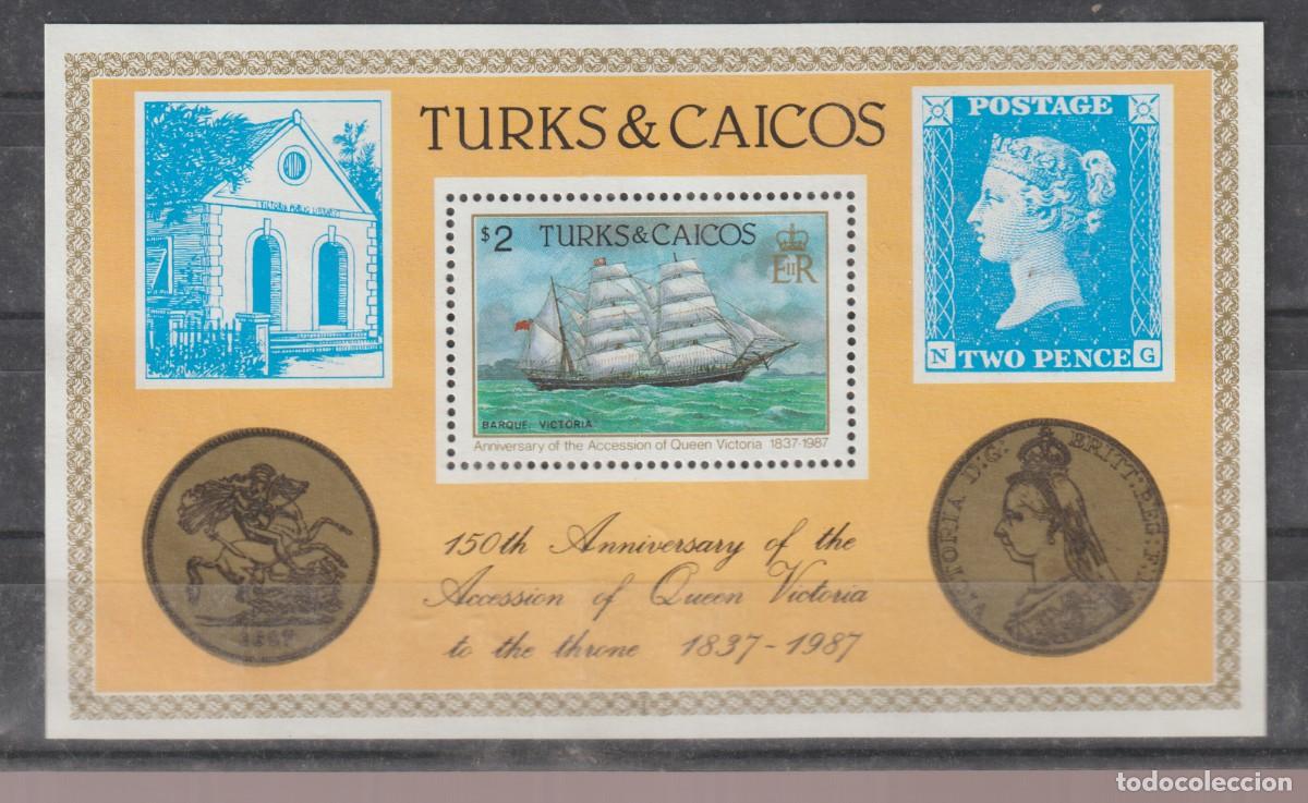 Sellos: Turks & Caicos 1987 - Yvert bloc 69 mnh** - Foto 1
