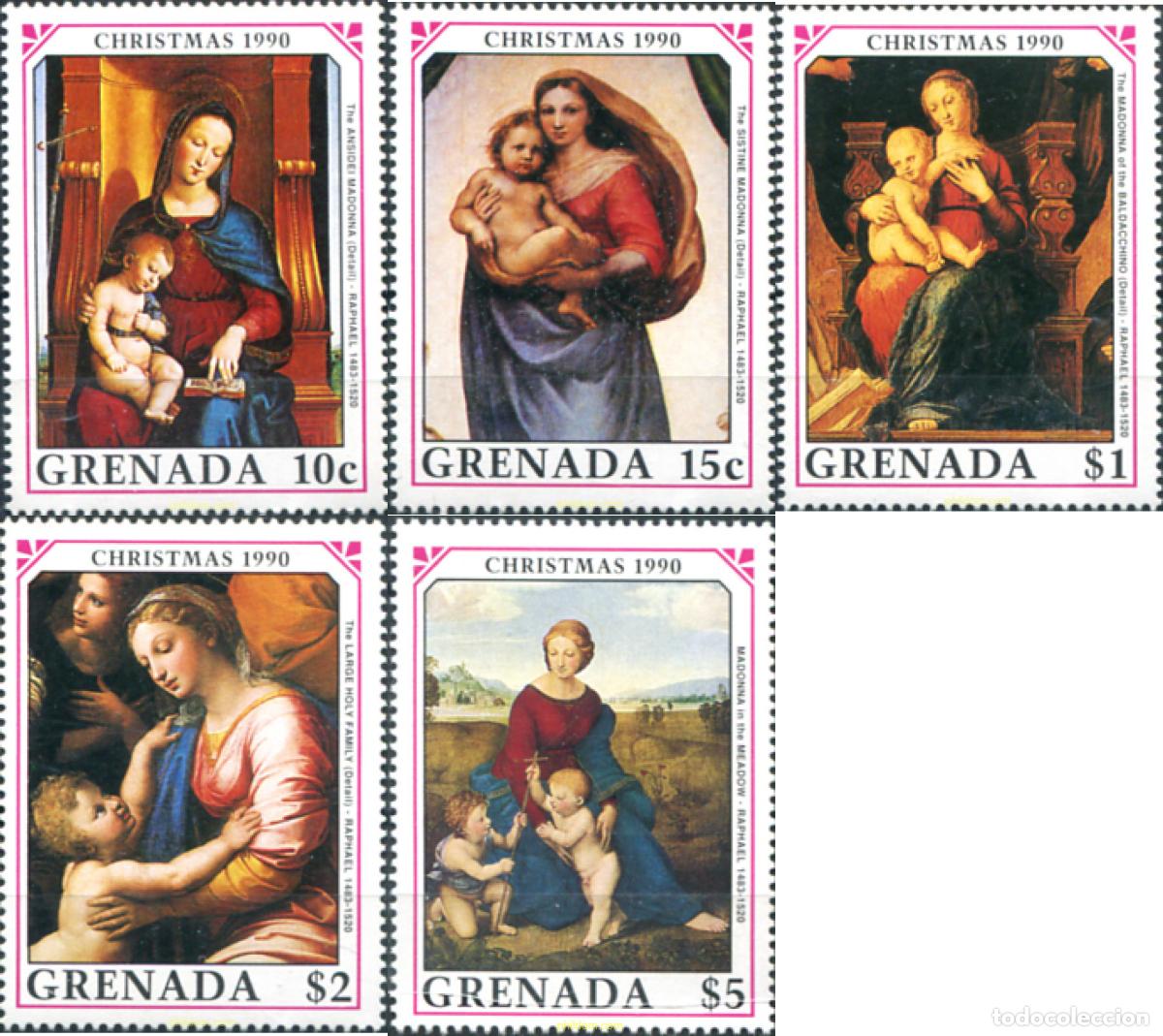 Sellos: 319352 MNH GRANADA 1990 NAVIDAD - Foto 1
