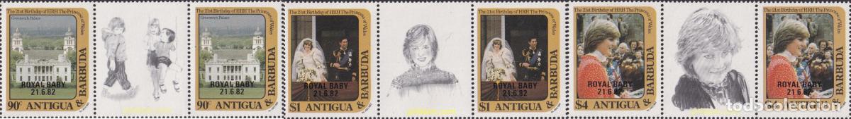 Stamps: 721978 MNH ANTIGUA Y BARBUDA 1982 PERSONAJES DE LEYENDA