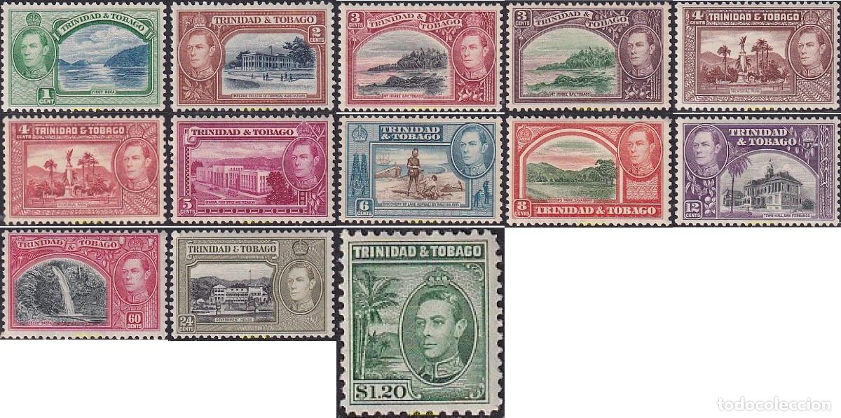 Stamps: 722705 MNH TRINIDAD Y TOBAGO 1938 SERIE BASICA