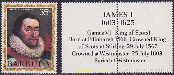 Timbres: 735020 MNH BARBUDA 1970 REYES INGLESES