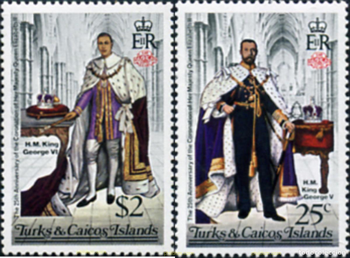 Timbres: 734472 MNH TURKS Y CAICOS 1978 ANIVERSARIO DE LA CORONACION DE ISABEL II