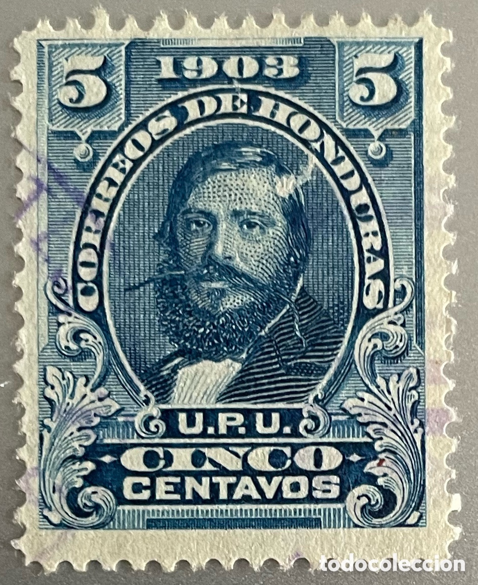 Sellos: Honduras. General Guardiola. 1903 - Foto 1