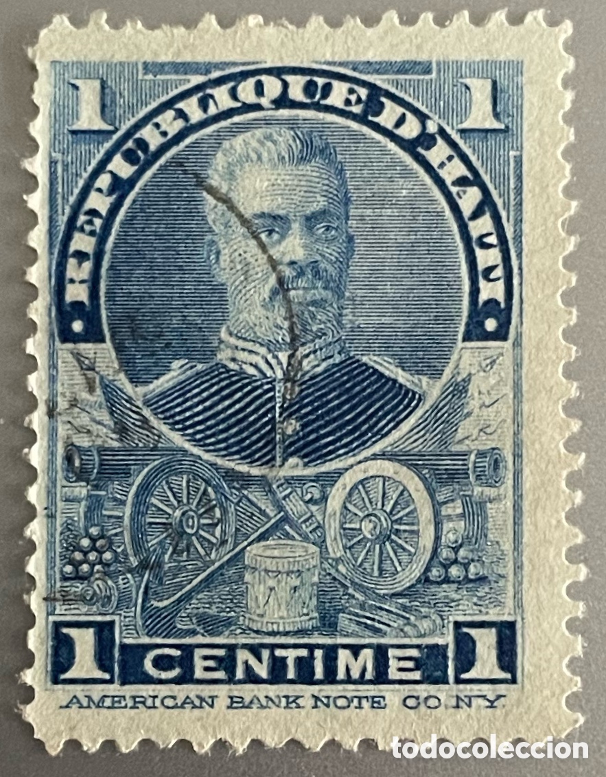 Sellos: Hait&iacute;. Presidente Simon Sam. 1898 - Foto 1
