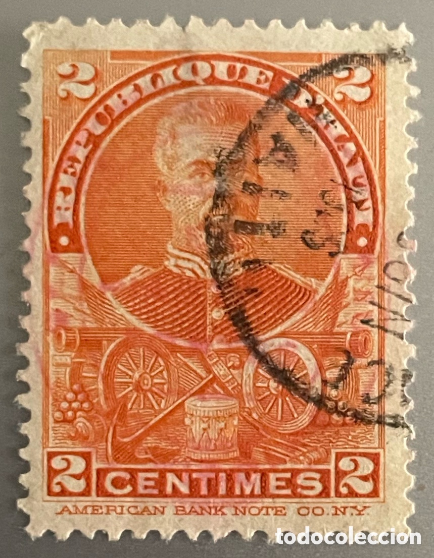 Sellos: Hait&iacute;. Presidente Simon Sam. 1898 - Foto 1