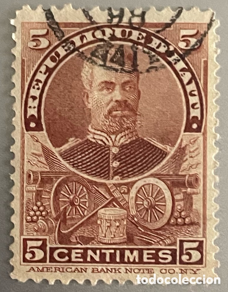 Sellos: Hait&iacute;. Presidente Simon Sam. 1898 - Foto 1