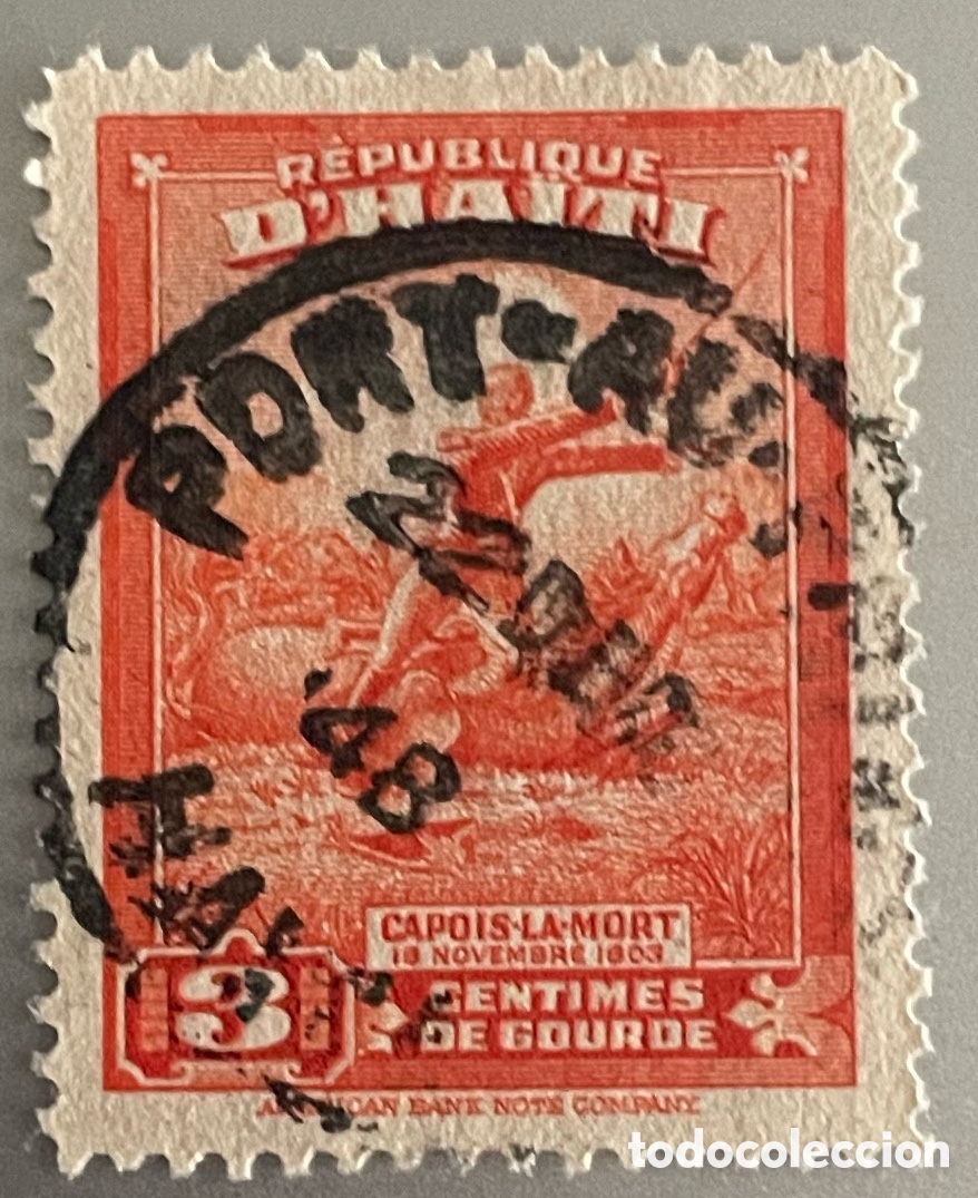Sellos: Hait&iacute;. Campois. 1946 - Foto 1