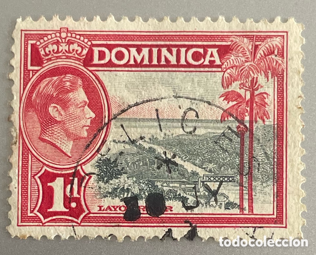 Sellos: Dominica. R&iacute;o Layou. 1938 - Foto 1