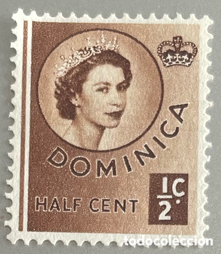 Sellos: Dominica. Isabel II. 1954 - Foto 1