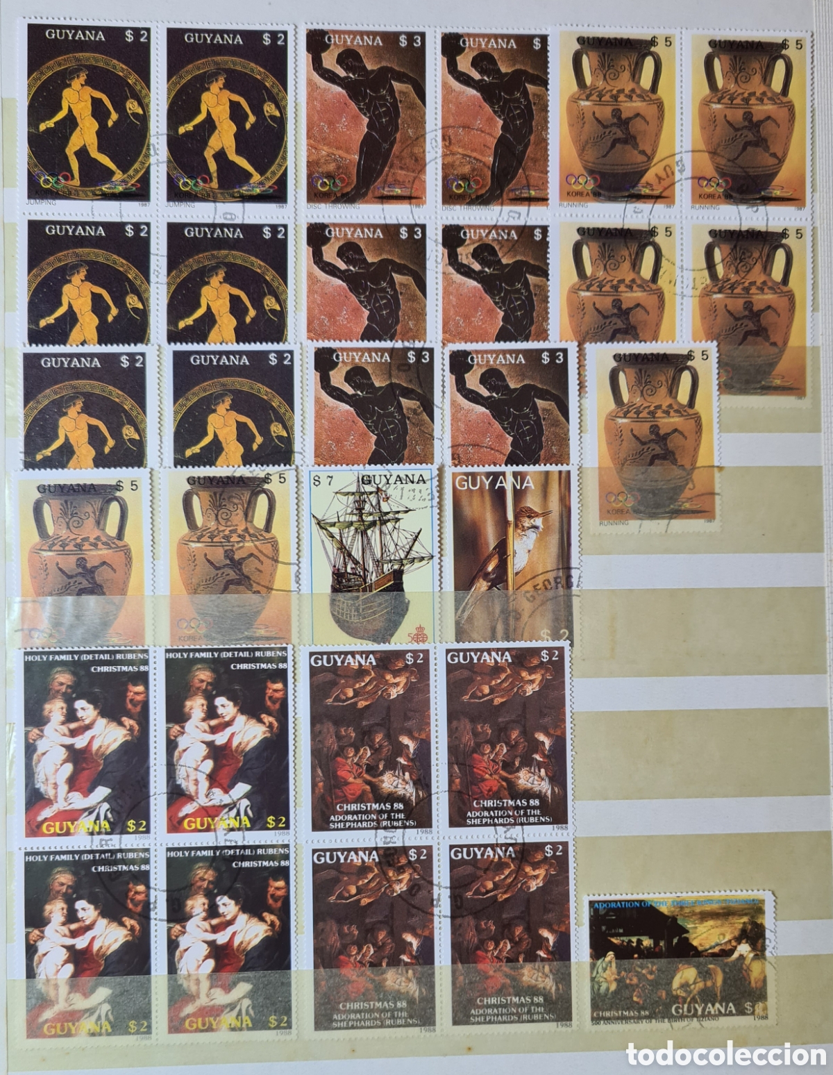 Sellos: Colecci&oacute;n de sellos de Guyana en &aacute;lbum - Foto 2