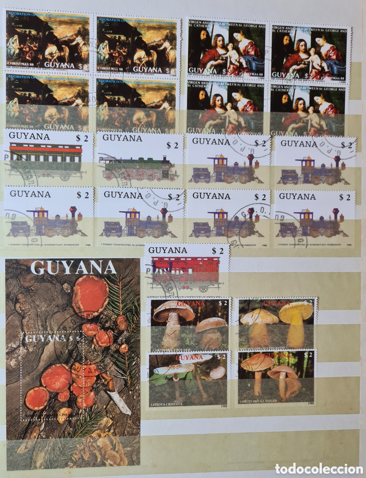 Sellos: Colecci&oacute;n de sellos de Guyana en &aacute;lbum - Foto 3