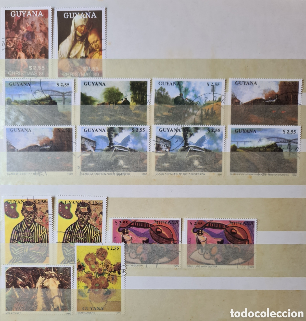 Sellos: Colecci&oacute;n de sellos de Guyana en &aacute;lbum - Foto 8