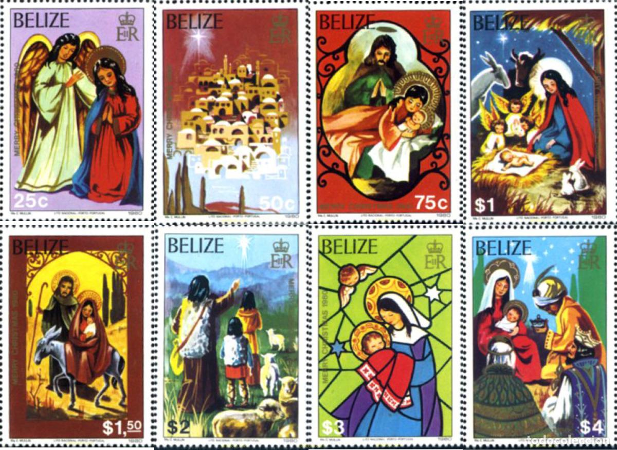 Sellos: 291596 MNH BELIZE 1980 NAVIDAD - Foto 1