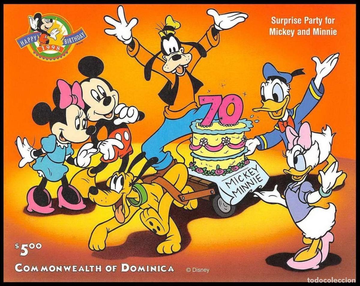Sellos: DOMINICA 1998 SHEET MNH DISNEY - Foto 1