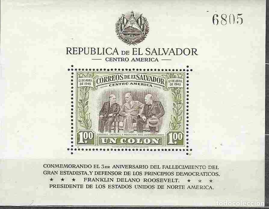 Sellos: HB** EL SALVADOR 1948, YT 4 - Foto 1